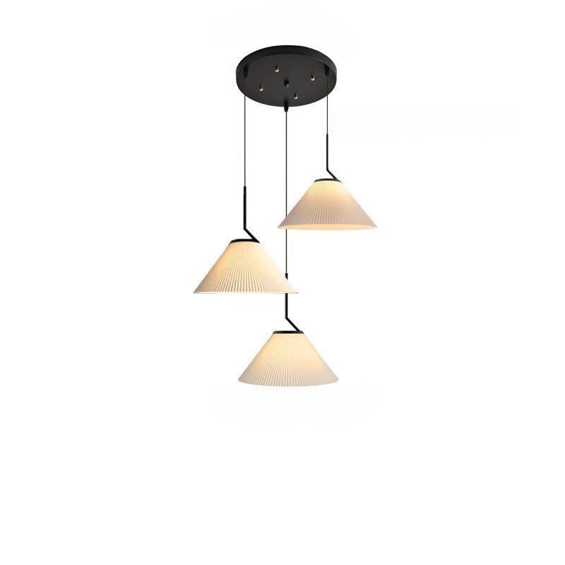 Nordic Pleated Cream Pendant Lamp