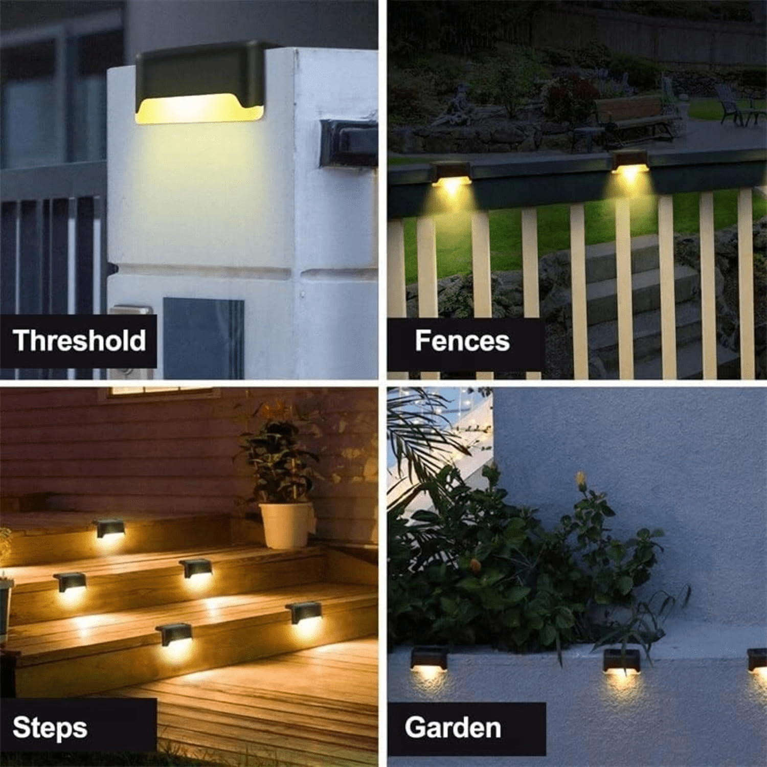 Wireless Solar-Powered LED Wall Lamps - Create the Perfect Atmosphere in Your Garden!