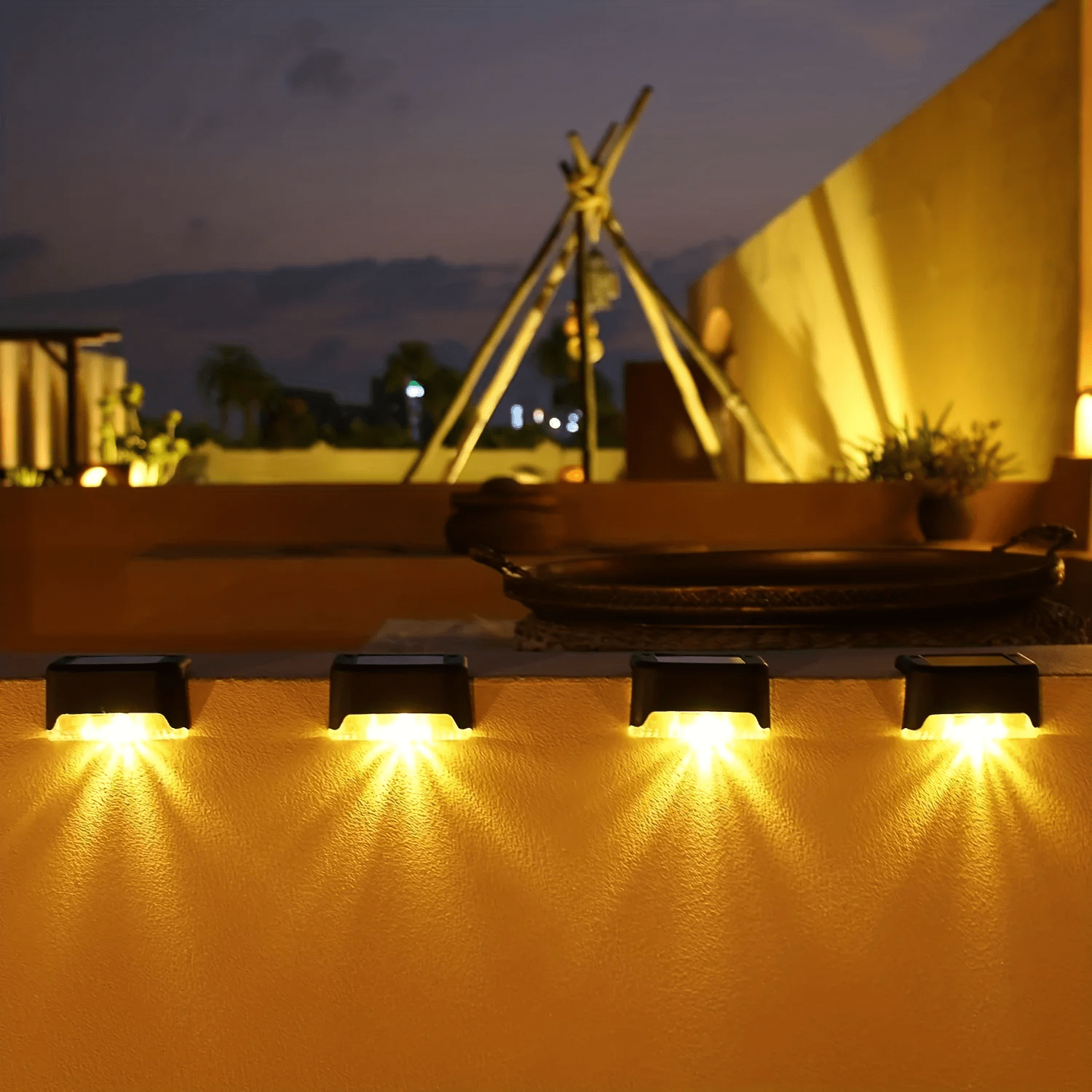 Wireless Solar-Powered LED Wall Lamps - Create the Perfect Atmosphere in Your Garden!