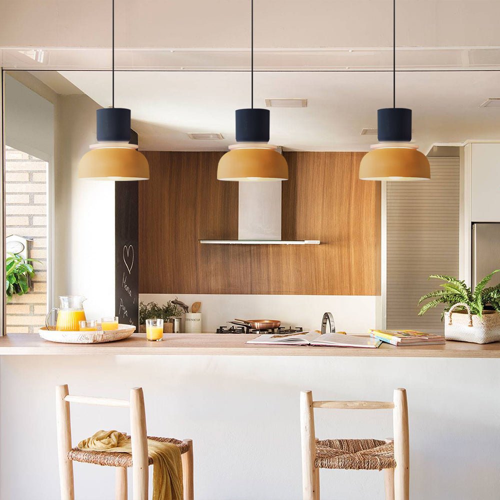 Dulcy Color Block Scandinavian Pendant Lamp | E27 LED Compatible | Metal & Acrylic | 5–10 m² Indoor Lighting