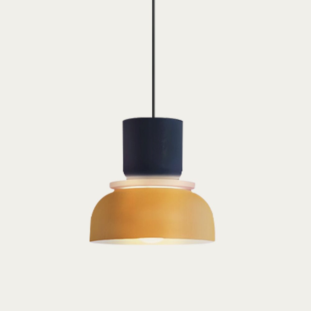 Dulcy Color Block Scandinavian Pendant Lamp | E27 LED Compatible | Metal & Acrylic | 5–10 m² Indoor Lighting