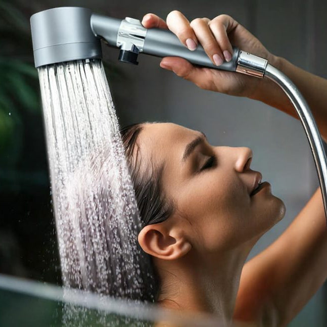 Shower Head with Filter & 3 Modes | Water-Saving Shower Head | WaterLux