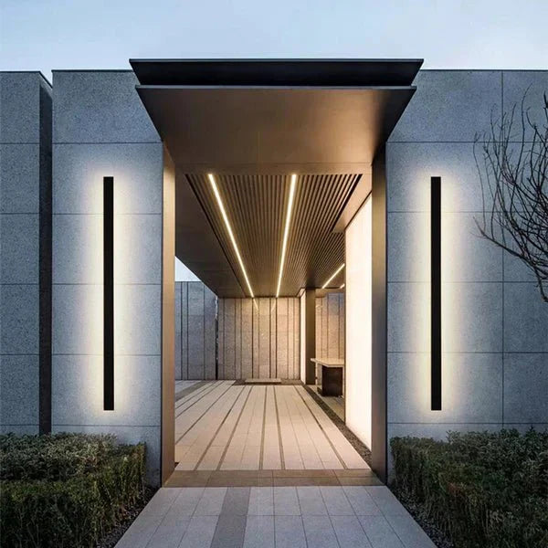 Modern LED Wall Lamp Minimalist Design | Metal Acrylic Wall Light | SMD LED Strip | Indoor Ambient Lighting | 110–240V