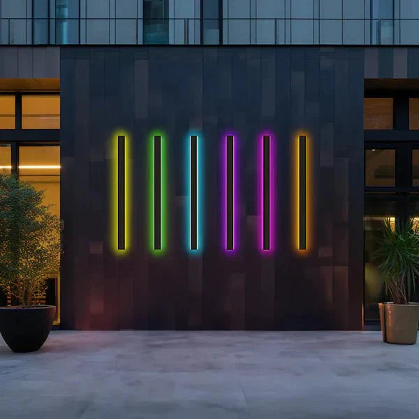 Modern LED Wall Lamp Minimalist Design | Metal Acrylic Wall Light | SMD LED Strip | Indoor Ambient Lighting | 110–240V