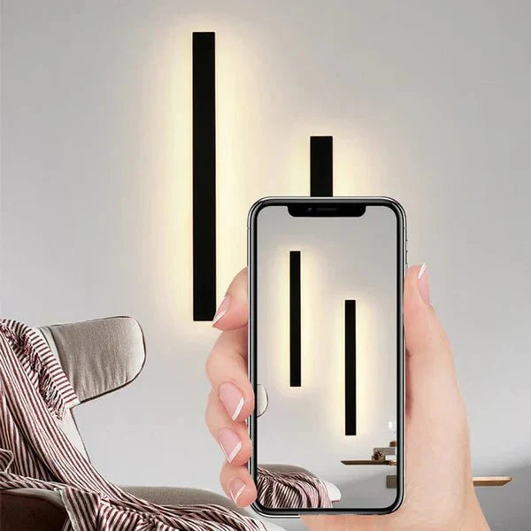 Modern LED Wall Lamp Minimalist Design | Metal Acrylic Wall Light | SMD LED Strip | Indoor Ambient Lighting | 110–240V
