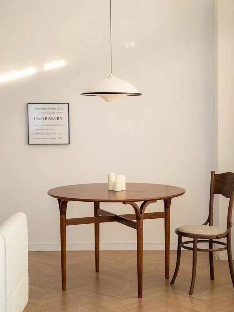 Modern UFO Pendant Lamp Minimalist Ceiling Light | Acrylic & Metal | E26 E27 LED Compatible | Adjustable Hanging Light