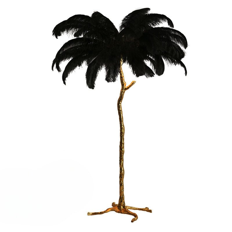 Nordic Ostrich Feather Floor Lamp