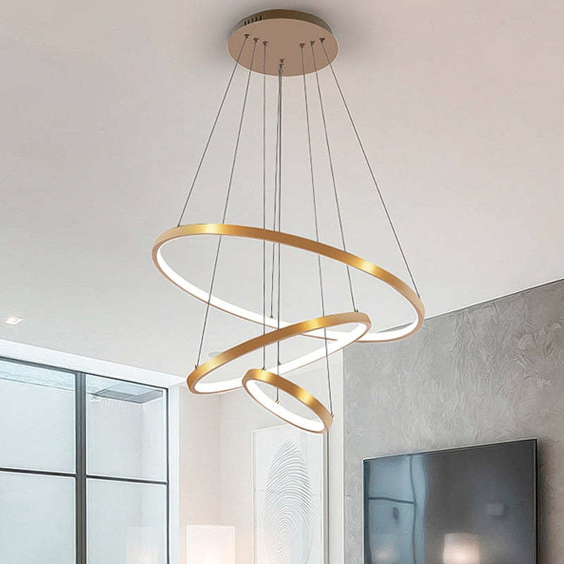 Yumanira | Modern chandelier with 3 Rings