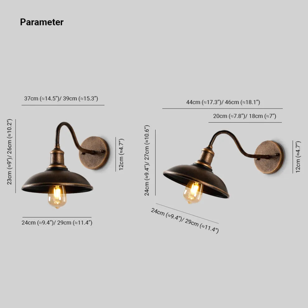 Isyrae Outdoor Wall Lamp Ø25/29 cm | Modern Minimalist Facade Light | E27 IP44 Exterior Lighting