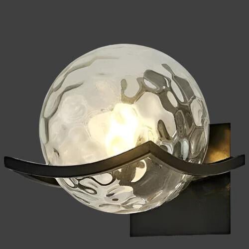 Modern Glass LED Wall Lamp for Indoor Use | Elegant Ambient Wall Sconce | 15cm Compact Design | Energy Efficient Lighting