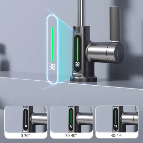 Pull-Out Kitchen Faucet | Retractable Kitchen Faucet with 5 Spray Modes | FlexiHahn