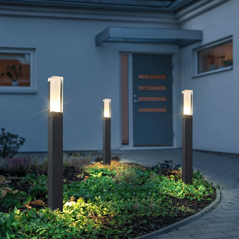 Outdoor Wall Lamp with Motion Sensor Modern LED Light | IP65 Waterproof | Cast Aluminum | Automatic Security Lighting