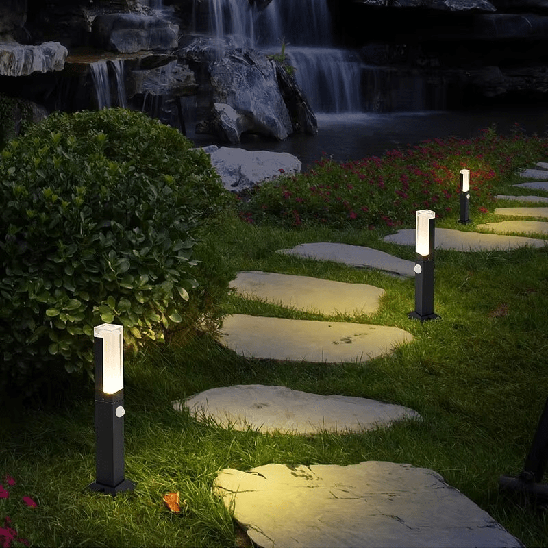 Outdoor Wall Lamp with Motion Sensor Modern LED Light | IP65 Waterproof | Cast Aluminum | Automatic Security Lighting