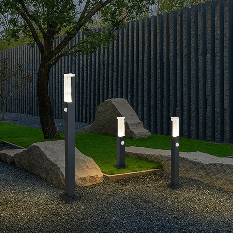 Outdoor Wall Lamp with Motion Sensor Modern LED Light | IP65 Waterproof | Cast Aluminum | Automatic Security Lighting