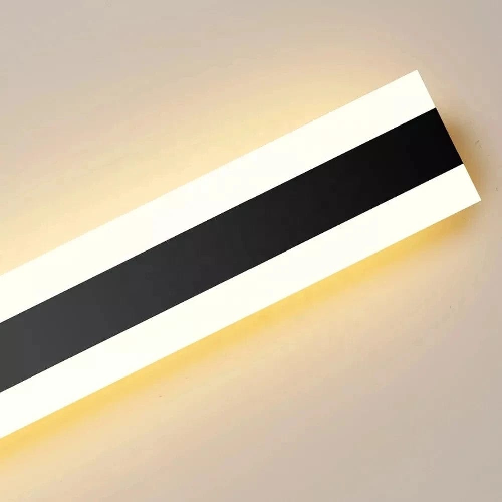 Striped LED Wall Lamp Linear Wall Light | Aluminum & Acrylic | IP65 Waterproof | Modern Indoor & Outdoor Accent Lighting
