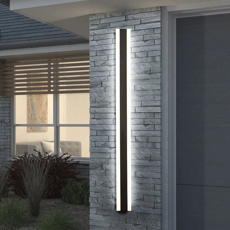 Striped LED Wall Lamp Linear Wall Light | Aluminum & Acrylic | IP65 Waterproof | Modern Indoor & Outdoor Accent Lighting