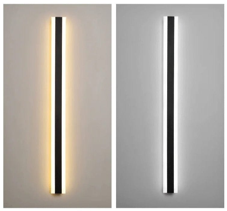 Striped LED Wall Lamp Linear Wall Light | Aluminum & Acrylic | IP65 Waterproof | Modern Indoor & Outdoor Accent Lighting
