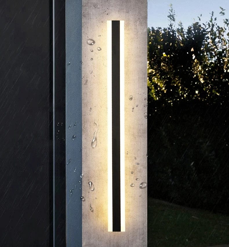 Striped LED Wall Lamp Linear Wall Light | Aluminum & Acrylic | IP65 Waterproof | Modern Indoor & Outdoor Accent Lighting
