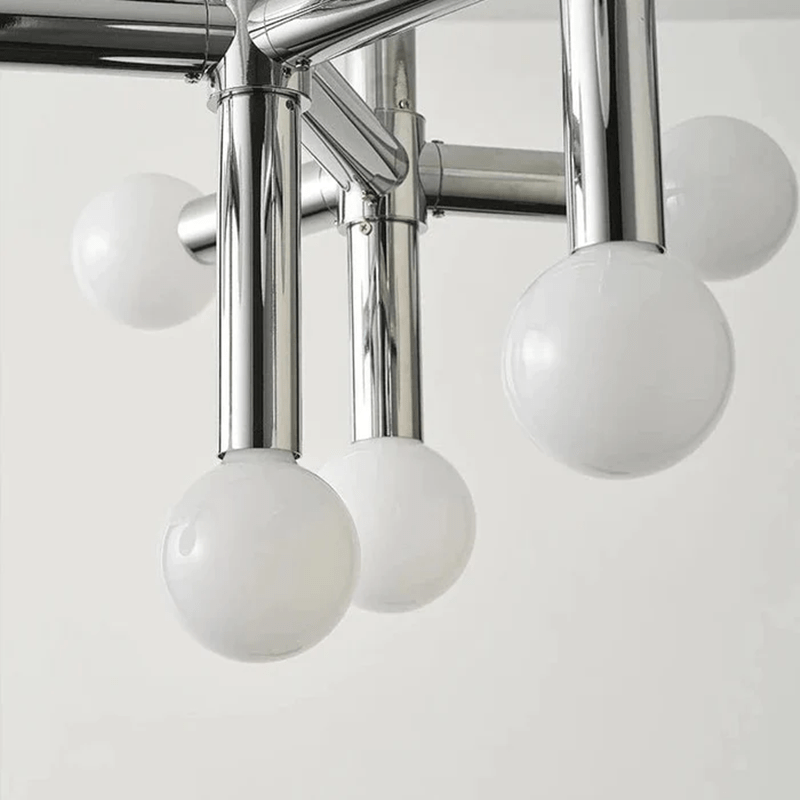 Glass Ball Chandelier Scandinavian Style