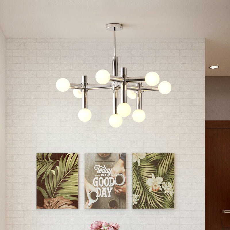 Glass Ball Chandelier Scandinavian Style