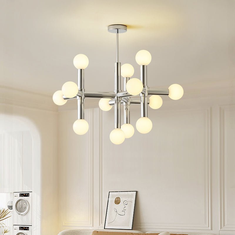 Glass Ball Chandelier Scandinavian Style