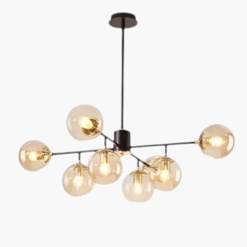 Glass Chandelier in Scandinavian Style