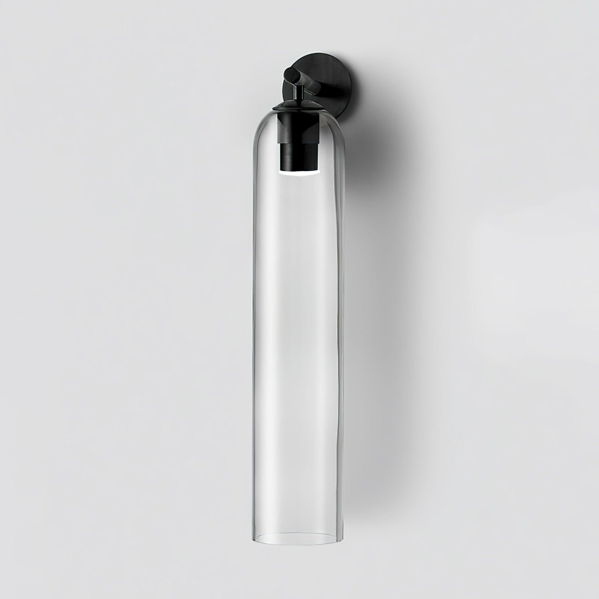 Glass Wall Lamp Modern Art Sconce Vertical Design | Metal & Glass | E26 E27 LED Compatible | Ambient Indoor Wall Lighting