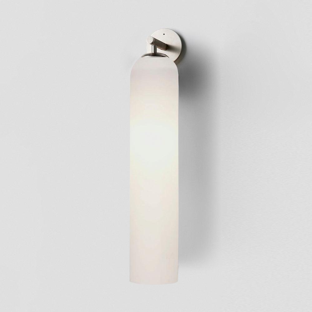Glass Wall Lamp Modern Art Sconce Vertical Design | Metal & Glass | E26 E27 LED Compatible | Ambient Indoor Wall Lighting