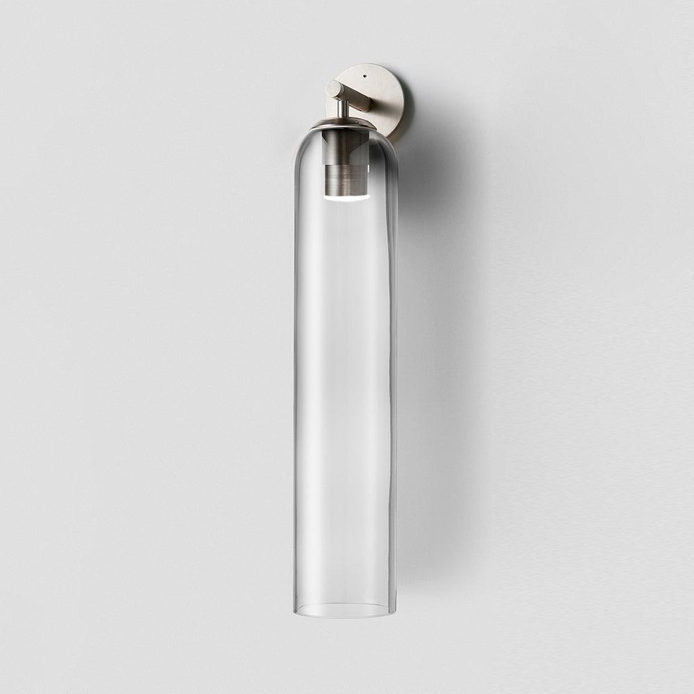 Glass Wall Lamp Modern Art Sconce Vertical Design | Metal & Glass | E26 E27 LED Compatible | Ambient Indoor Wall Lighting