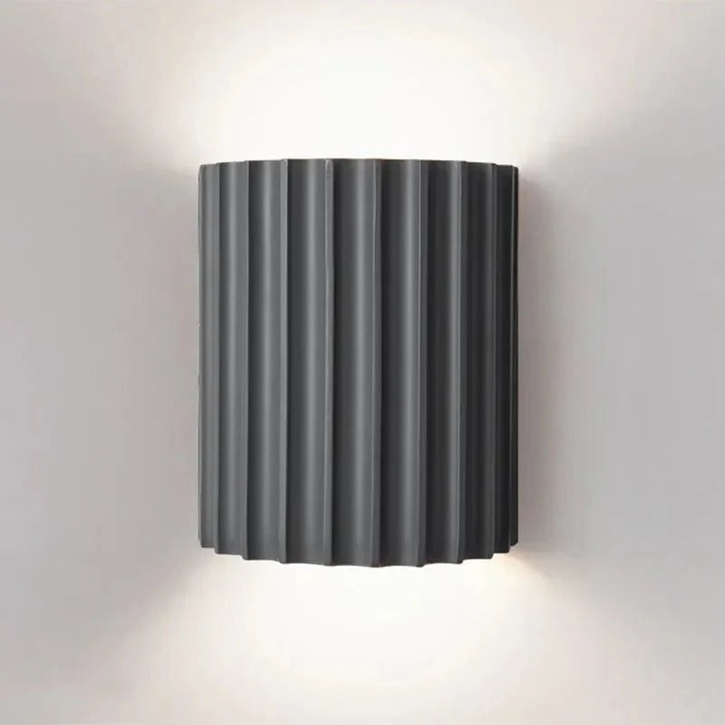 Macaron Wall Lamp Modern Decorative | Resin Hardwood | G9 LED | Indoor Accent Lighting | Bedroom Living Room Wall Light