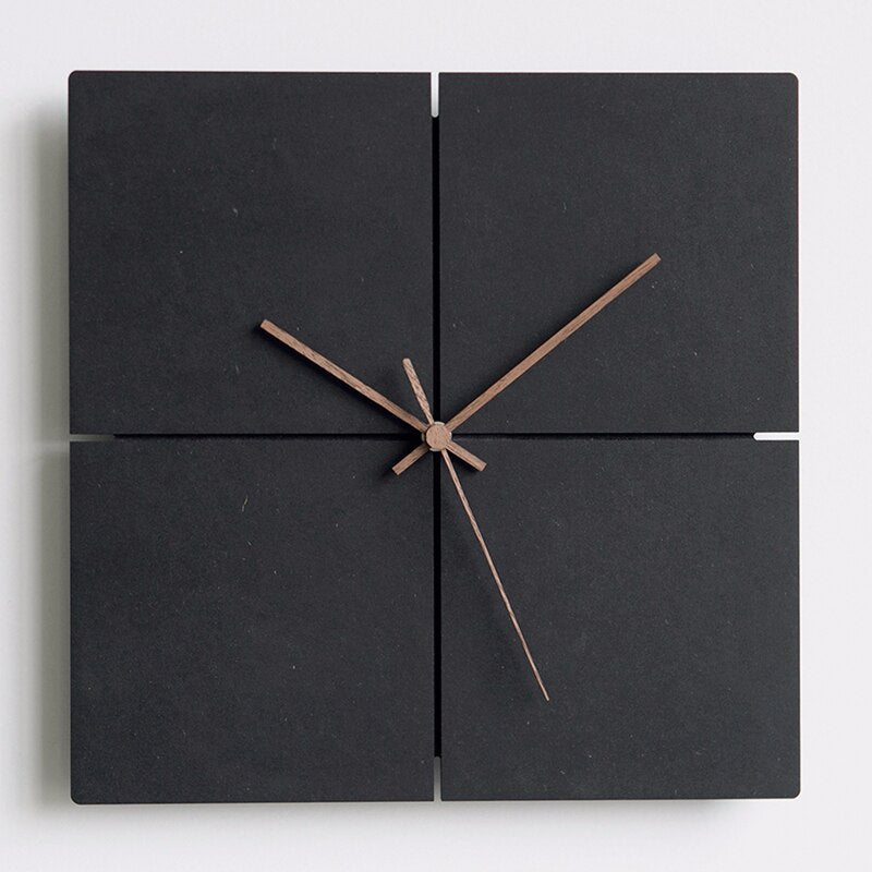 Modern Digital Wall Clock with LED Display 20 cm for Home Office | Compact Space Saving Design | Battery Operated