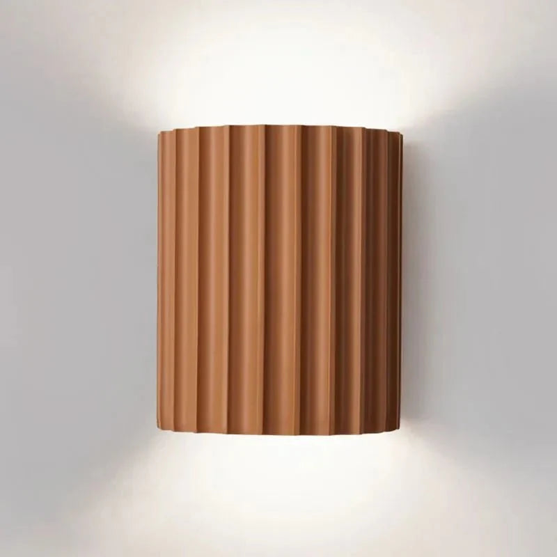Macaron Wall Lamp Modern Decorative | Resin Hardwood | G9 LED | Indoor Accent Lighting | Bedroom Living Room Wall Light