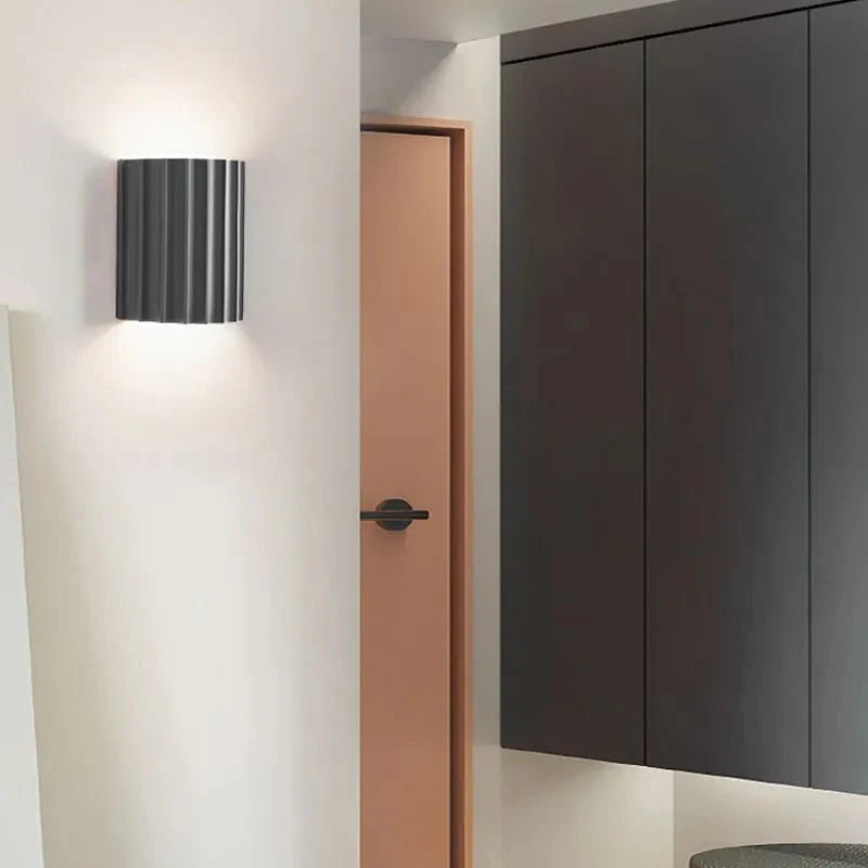 Macaron Wall Lamp Modern Decorative | Resin Hardwood | G9 LED | Indoor Accent Lighting | Bedroom Living Room Wall Light