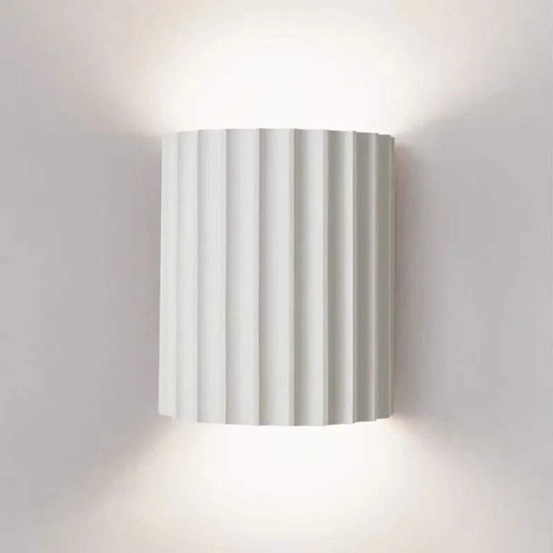 Macaron Wall Lamp Modern Decorative | Resin Hardwood | G9 LED | Indoor Accent Lighting | Bedroom Living Room Wall Light