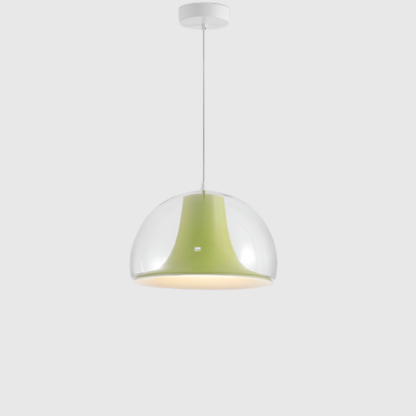 Jellyfish Glass Pendant Lamp Bauhaus Half-Round Ceiling Light | E27 LED | Modern Artistic Ambient Lighting