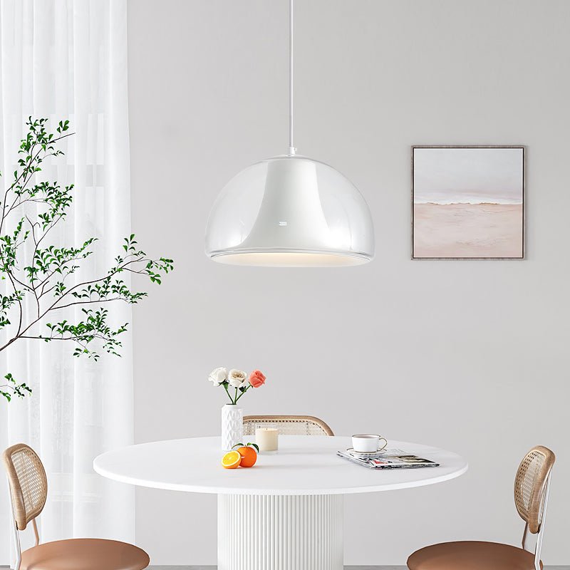 Jellyfish Glass Pendant Lamp Bauhaus Half-Round Ceiling Light | E27 LED | Modern Artistic Ambient Lighting