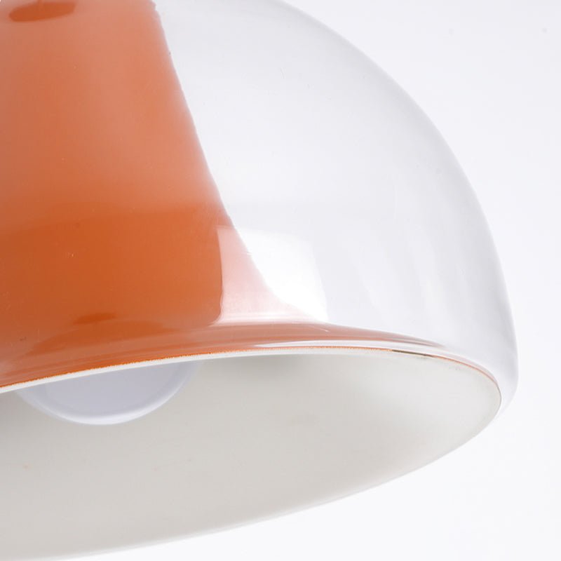 Jellyfish Glass Pendant Lamp Bauhaus Half-Round Ceiling Light | E27 LED | Modern Artistic Ambient Lighting