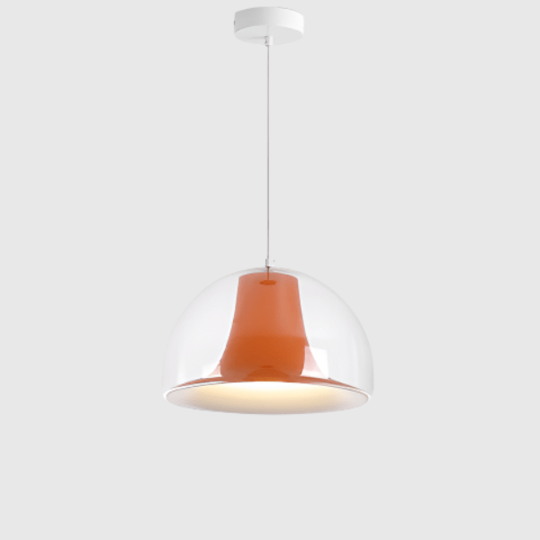 Jellyfish Glass Pendant Lamp Bauhaus Half-Round Ceiling Light | E27 LED | Modern Artistic Ambient Lighting