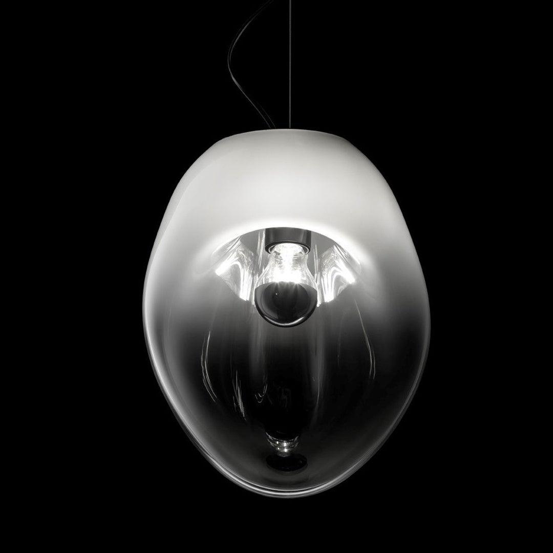 Water Drop Glass Pendant Lamp Modern Minimalist Ceiling Light | E26 E27 LED Compatible | Adjustable Hanging Cable