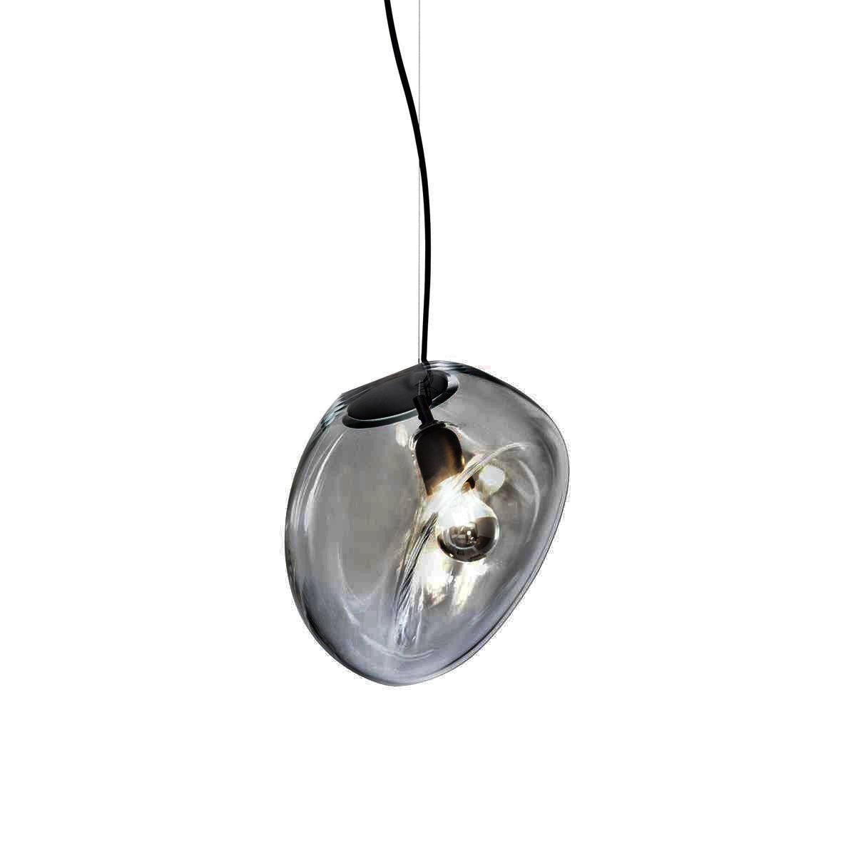 Water Drop Glass Pendant Lamp Modern Minimalist Ceiling Light | E26 E27 LED Compatible | Adjustable Hanging Cable