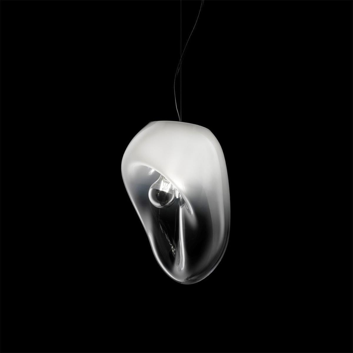 Water Drop Glass Pendant Lamp Modern Minimalist Ceiling Light | E26 E27 LED Compatible | Adjustable Hanging Cable