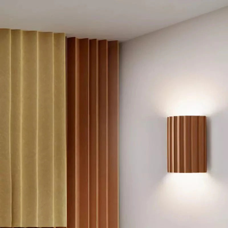 Macaron Wall Lamp Modern Decorative | Resin Hardwood | G9 LED | Indoor Accent Lighting | Bedroom Living Room Wall Light