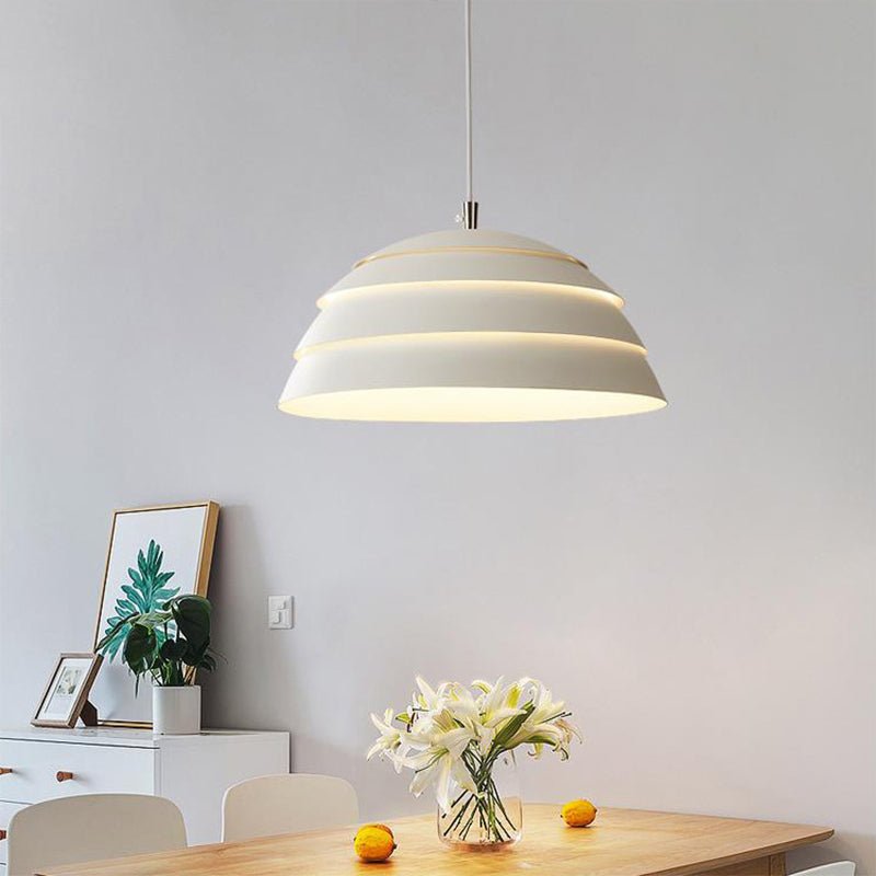 Dome-Shaped LED Pendant Lamp Modern Nordic Design | E27 5W | Iron & Aluminum | Kitchen & Restaurant Lighting