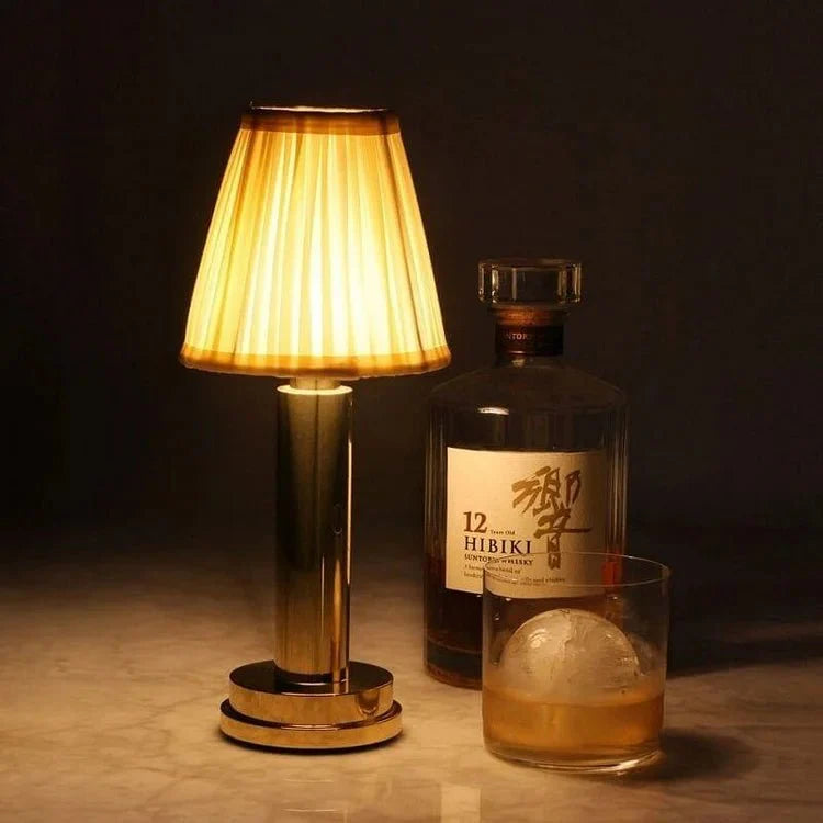 LED Wireless Side Metal Table Lamp