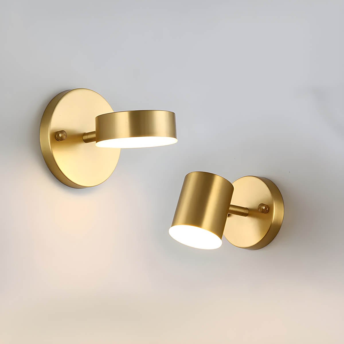 Scandinavian Copper LED Wall Lamp for Bedroom & Living Room | Slim Minimalist Design | 5W Ambient Lighting | Modern Accent Light