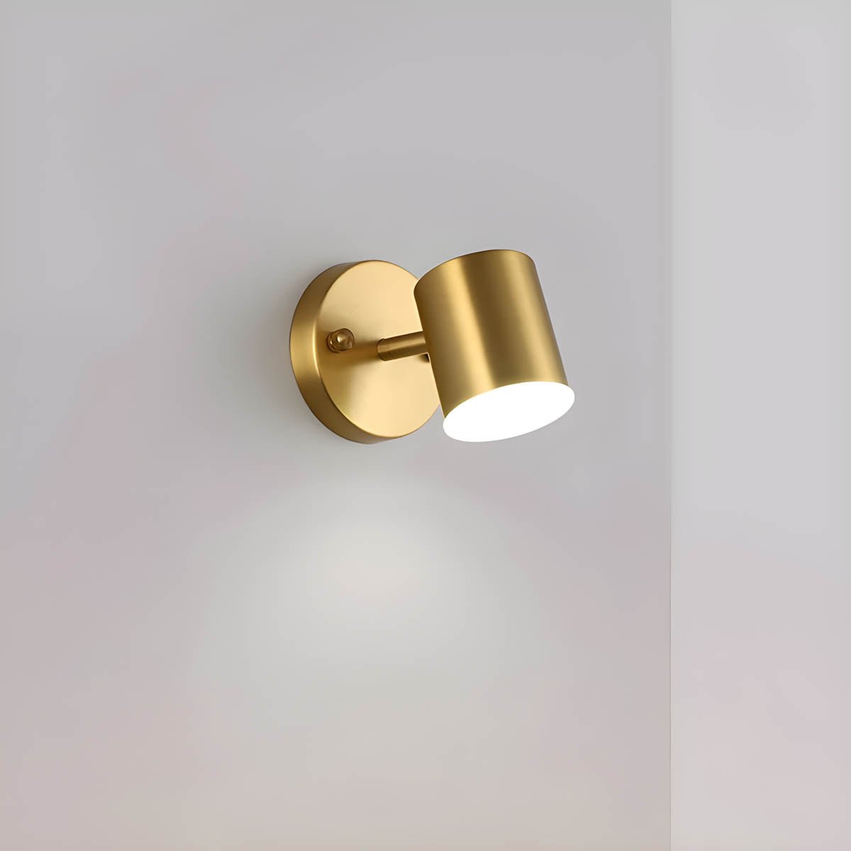 Scandinavian Copper LED Wall Lamp for Bedroom & Living Room | Slim Minimalist Design | 5W Ambient Lighting | Modern Accent Light