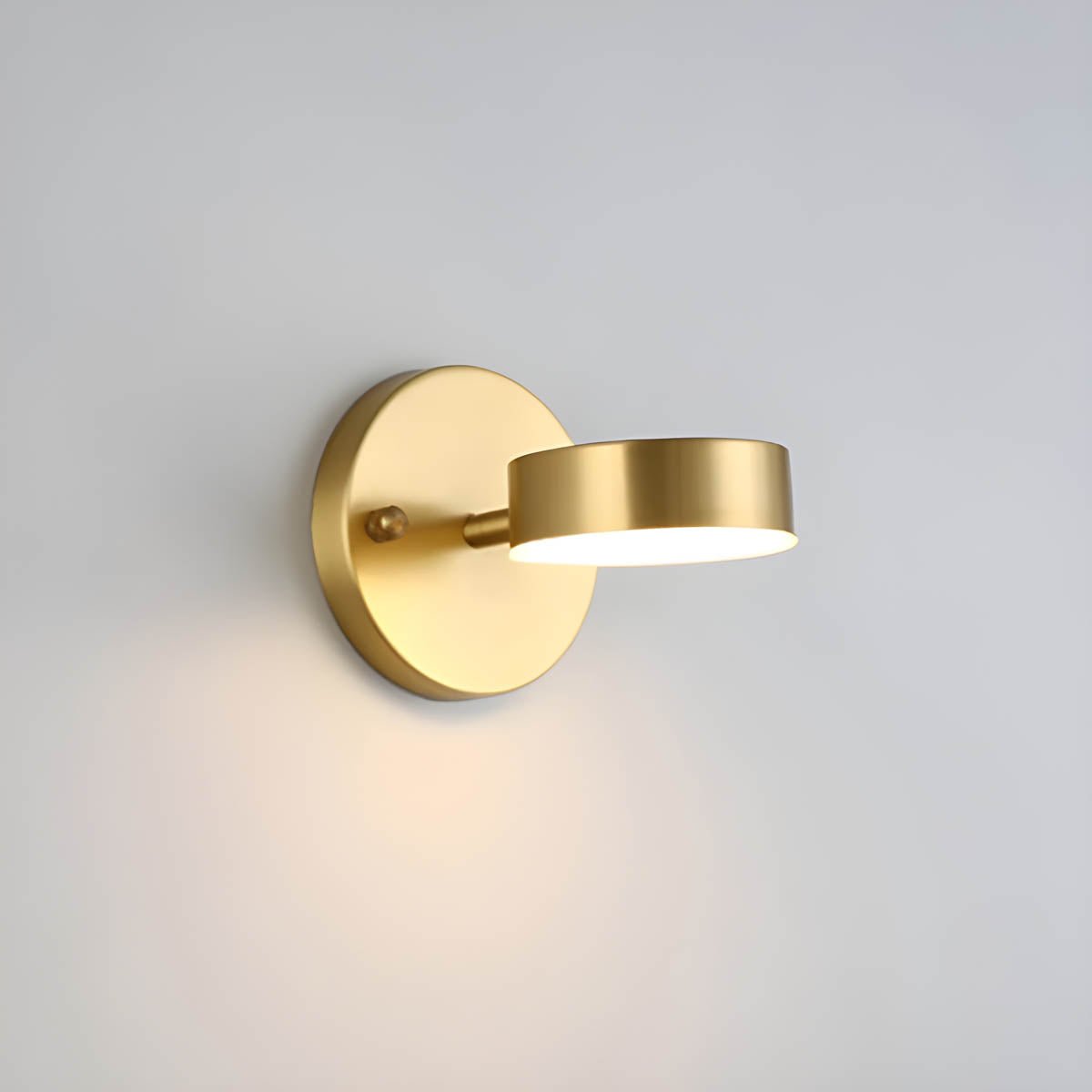 Scandinavian Copper LED Wall Lamp for Bedroom & Living Room | Slim Minimalist Design | 5W Ambient Lighting | Modern Accent Light