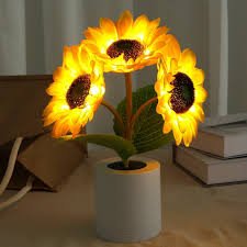 Sparkling Sunflower Lamp
