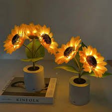Sparkling Sunflower Lamp