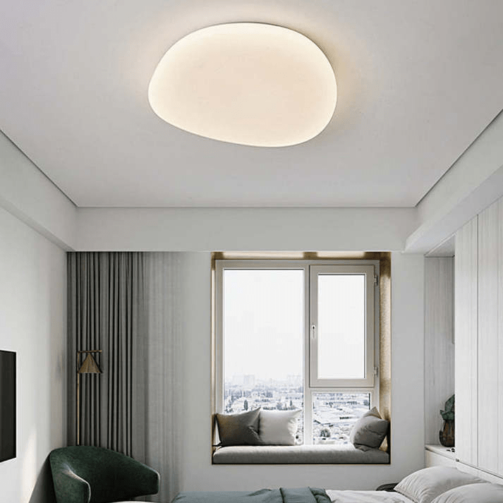 Recessed Ceiling LED Lamp Modern Flush Mount Light Fixture | Minimalist Iron Acrylic Design | Bedroom Living Room Ceiling Lighting